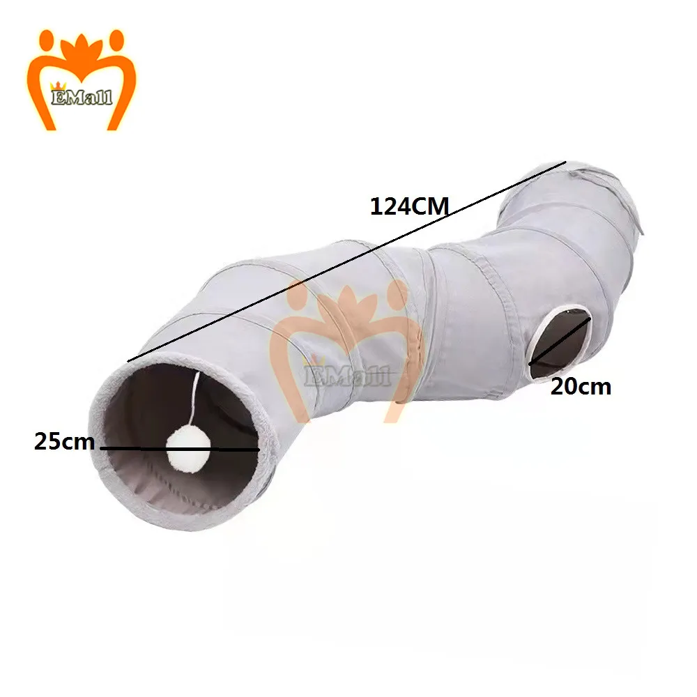 New Practical Cat Tunnel Pet Tube Collapsible Play 4 Hole Indoor Outdoor For Kitty Puppy Toys Balls Dogs Hiding Training House