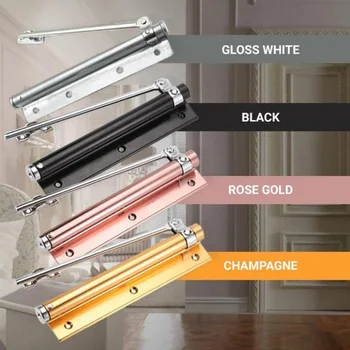 

Household Adjustable Automatic Door Closer Automatic Operated Door Closer For Residential Commercial Standard Door Closer 1S426