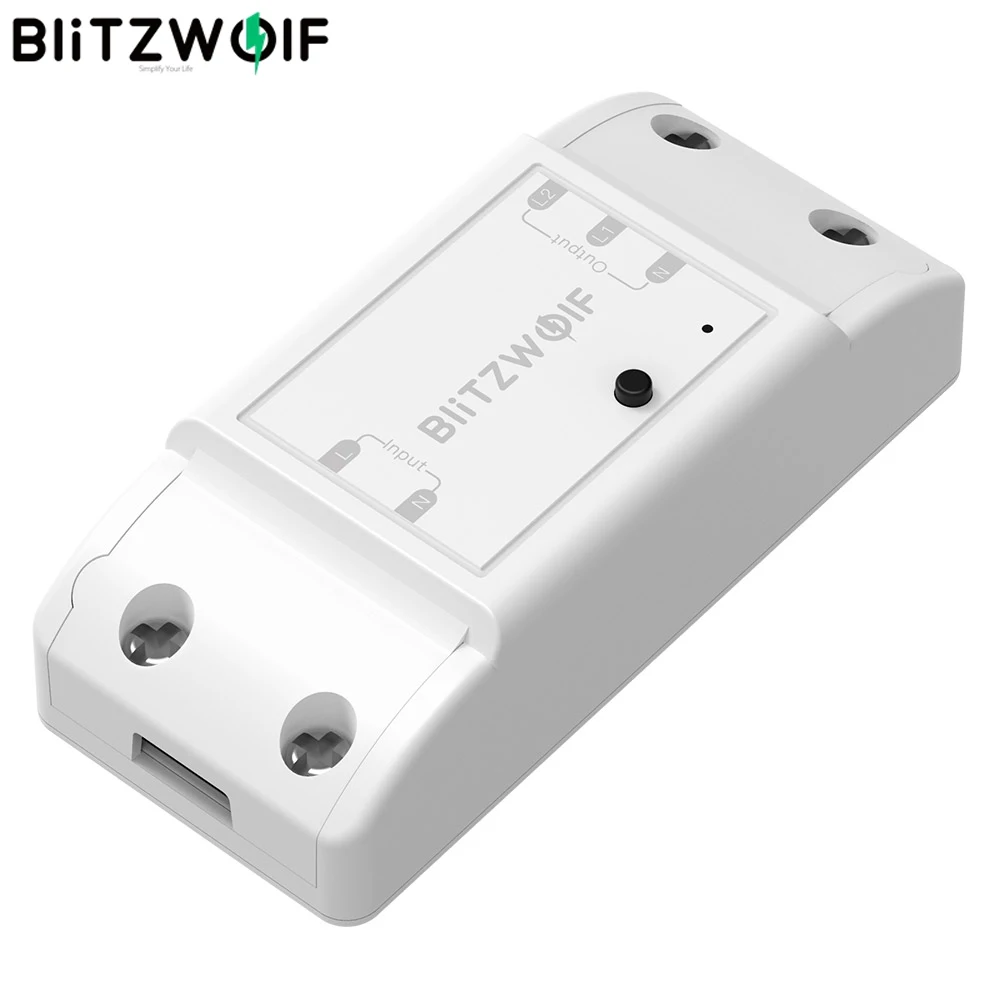 BlitzWolf BW-SS4 Basic 2200 Вт 10А 1/2 способ Wi-Fi DIY умный переключатель модуль дистанционного управления ler розетка умный дом розетка дистанционное управление