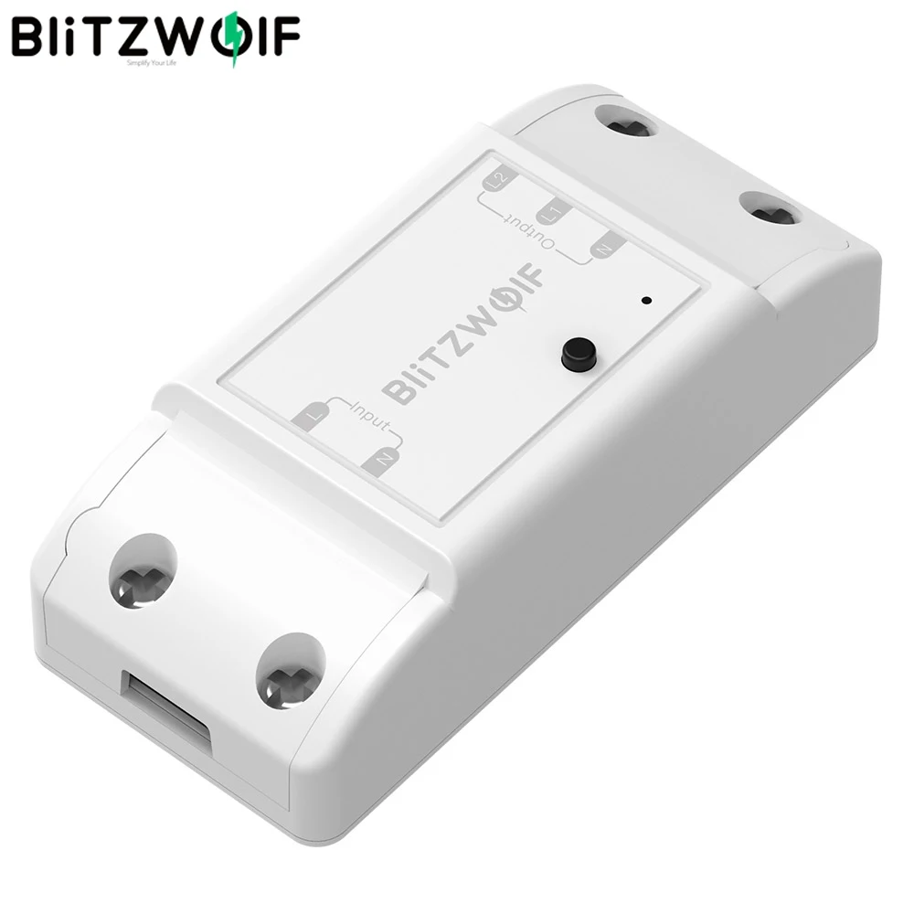 BlitzWolf BW-SS4 Basic 2200W 10A 1/2 Way WIFI DIY Smart Switch Module Remote Controller Socket Smart Home Socket Remote Control