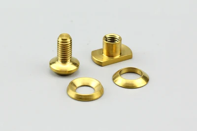 Gold SRAM Use STAN TI дорожные велосипедные тормозные колодки болты для SHIMANO и SRAM суппорт болты 2 шт - Цвет: Gold SRAM Use