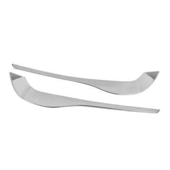 

2Pcs Car Chrome Front Fog Light Eyebrow Cover Trim Decor Fits for Mazda CX-5 2Nd Gen 2017-2020