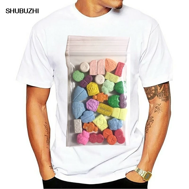 Shirt Ecstasy Pills Xtc Cocaines Drugs 