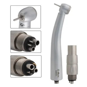 

S-MAX M600L Dental LED Fiber Optic High Speed Handpiece Dental Air Turbine Coupling 4 Hole M4 6 Hole M6 Coupler/Adaptor