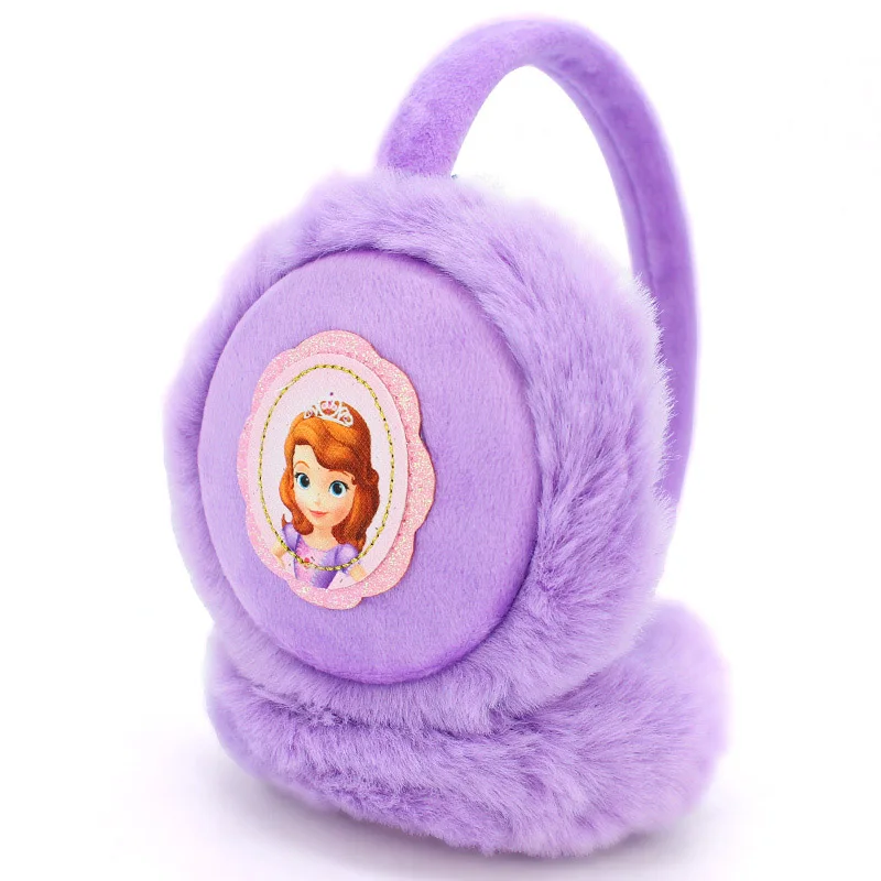 Disney зимние детские регулируемые наушники для мальчиков и девочек Мягкие плюшевые теплые наушники для студентов головные уборы аксессуары защита ушей - Цвет: C