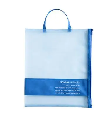 Прозрачная сумка для канцелярских принадлежностей, сумка для хранения на молнии, портативная Водонепроницаемая Сумка для документов, студенческие принадлежности - Цвет: C