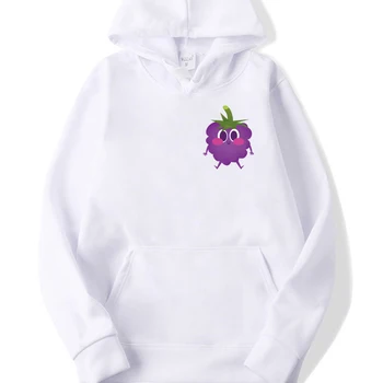 

Cotton Women Hoodies Casual Kpop Fruit Print Solid Loose Drawstring Sweatshirt Long Sleeve Hooded Autumn Female Pullover
