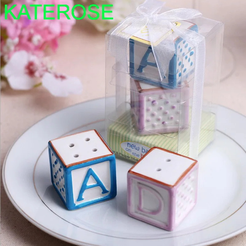 6 комплектов Керамические шейкеры для соли и перца|baby shower|baby shower favorsbaby baby |