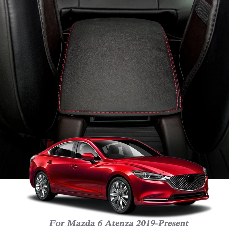 Автомобильный Стайлинг, Кожаный Автомобильный подлокотник, накладки для Mazda 6 Atenza-настоящее время, внутренние аксессуары