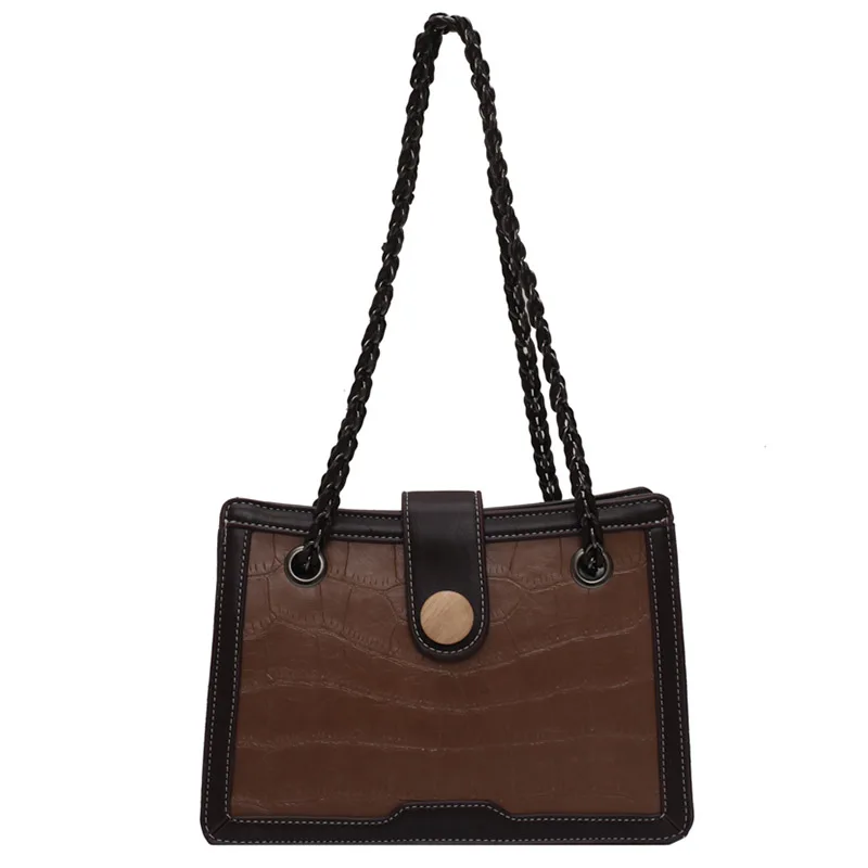 2020 новая женская сумка-мессенджер из искусственной кожи с каменным узором