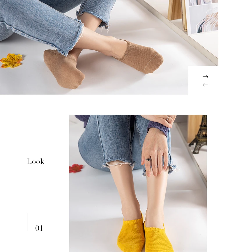 5 pairs/Lot Kawaii Women Cotton Socks Fashion Cartoon Pattern Invisible Socks Female Slipper socks Breathable Girls Boat Socks