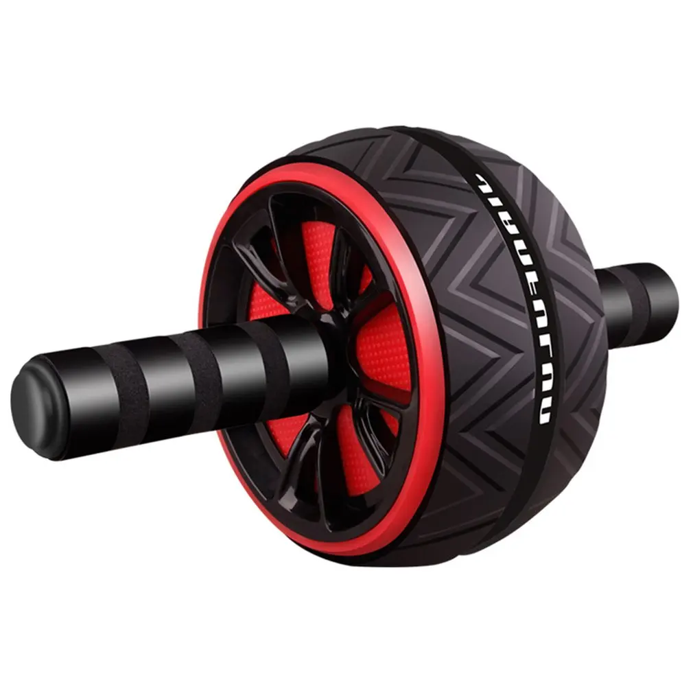 

hot Double-wheeled Updated AB Abdominal Press Wheel Rollers Crossfit Gym Exercise Equipment for Body Building Fitness