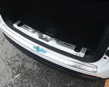 

Stainless steel rear trunk door sill exterior bumper rear bumper protector for Jeep Compass 2017 2018 2019