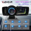 Vjoy Hawk 2.0 Car HUD Multi-Function Dashboard Head Up Display OBD2+GPS Smart Speedometer Auto Gauge Alarm System Turbo Boost ► Photo 1/6