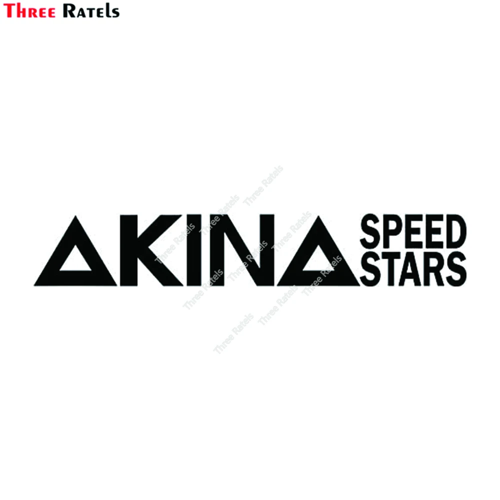 

Виниловые наклейки Three Ratels DS186 Initial D аниме Akina Speed Star с логотипом, декоративные вырезанные наклейки для автомобилей, планшетов, ноутбуков