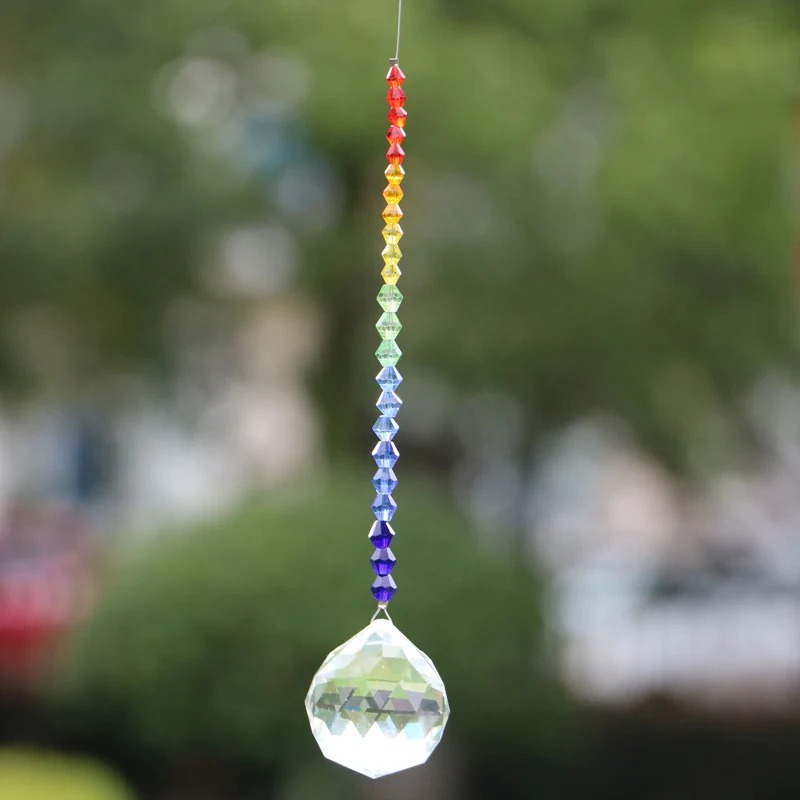 

1PCS Hanging Window Crystals Chakra Crystal Suncatchers Fengshui Prisms Pendant Rainbow Maker