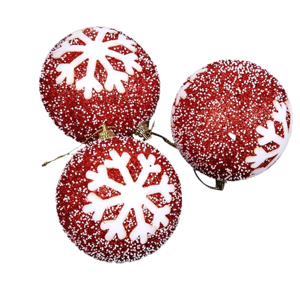 Kerst decoratie 3 шт. рождественские мячики елочные шары отель особняк вечерние Рождественская елка творческие украшения висячее декоративное украшение