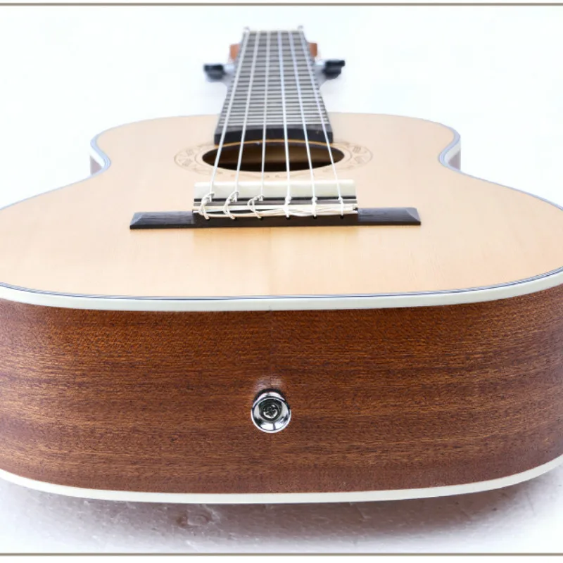 Guitalele Guilele 30 дюймов Ель из красного дерева мини электрический баритон