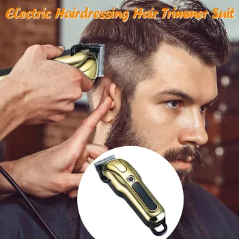 

Multifunctional Hair Suit Trimmer Hairdressing Scissors Head Rechargeable Men Beard Shaver Hair Cutting Hair Clipper 5ml #T1G