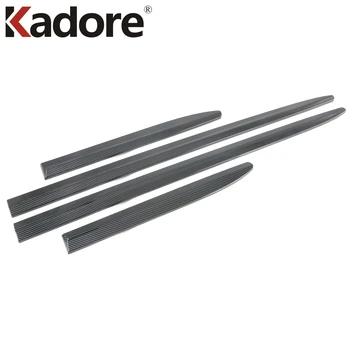 

For Ford Explorer 2020 2021 Carbon Fiber Side Door Trim Decoration Molding Strip Stream Panel Bumper Hoods Cover Car Accessories