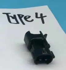 5pcs type 4 EV6& EV14 женский EV1 мужской Форсунка Разъемы адаптеры для автомобильных электрических - Название цвета: 5pcs type 4