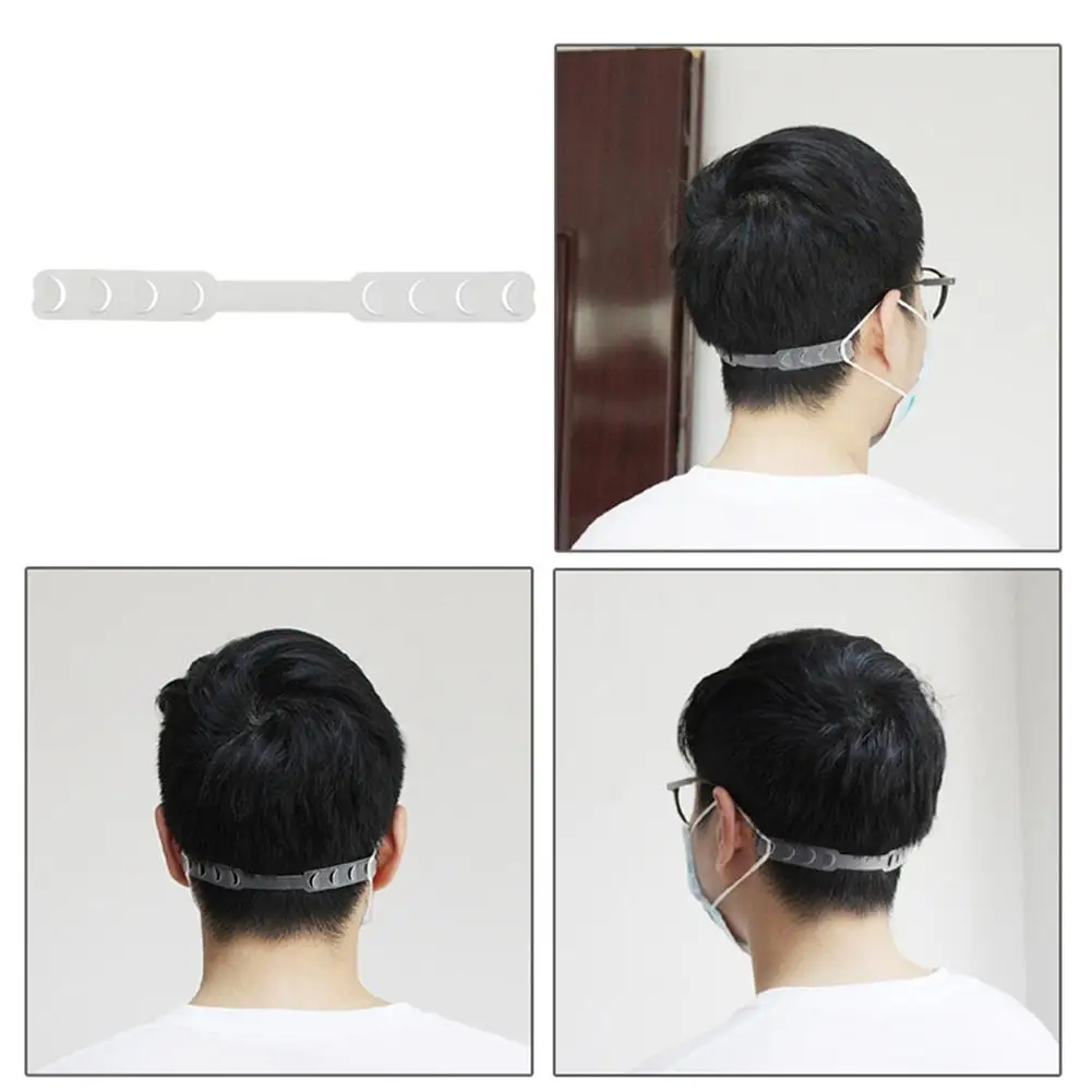 10pcs Gear Adjustable Anti-Slip Mask Ear Grip Extension Hook -Respirator Lanyard Hook Masks Holder Accessories Relief Painful - Famidy.com