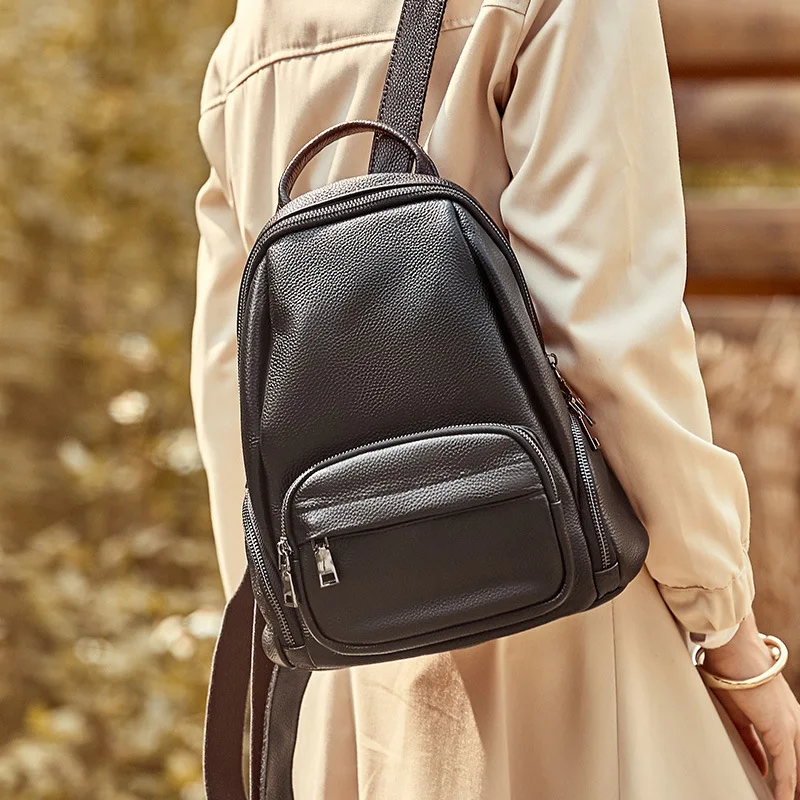 

New Style women Bag Cowhide bag Multi-functional Practical bag Travel Full-grain Leather women Leather Bags 1262