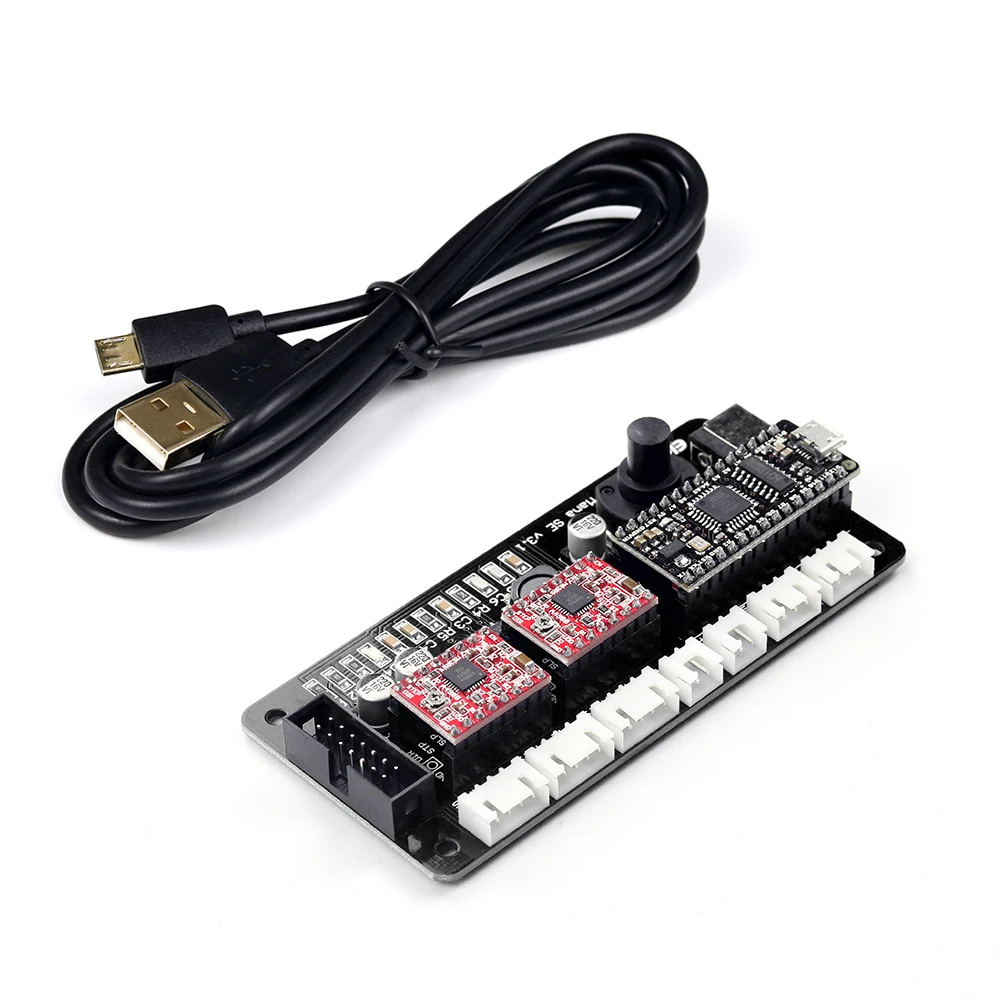 

Hot New SE XY 2 Axis Stepper Motor Driver Controller Board Control Panel For DIY Laser Engraver