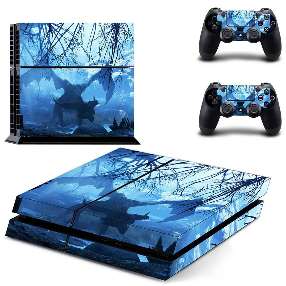 PS 4 стикер Dragon Age Play station 4 стикер s виниловые Наклейка для PS4 наклейки Pegatinas Adesivo для playstation 4 консоль и контроллер - Цвет: DPTM0952