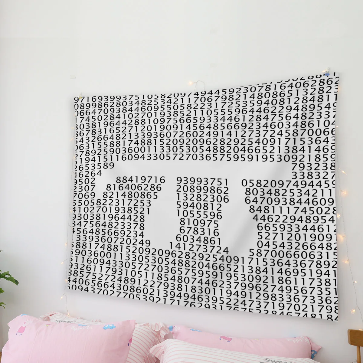 Математическая формула Pi Π номер настенный Гобеленовое покрывало пляжное полотенце домашнее украшение
