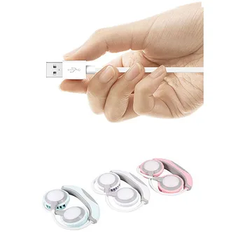 

Adjustment USB Portable Fan Hands-Free Neck Fan Hanging Rechargeable Mini Sports Fans 3 Gears Wearable Sport Fan