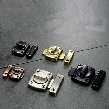 

Universal Door Latch Gate Latch Security Sliding Door Lock Door Bolt Zinc Alloy With Screws Latch