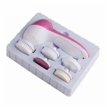 

5-1 Multifunction Electronic Face Facial Cleansing Brush Spa Skin Care Massage Facial Instrument English Packaging