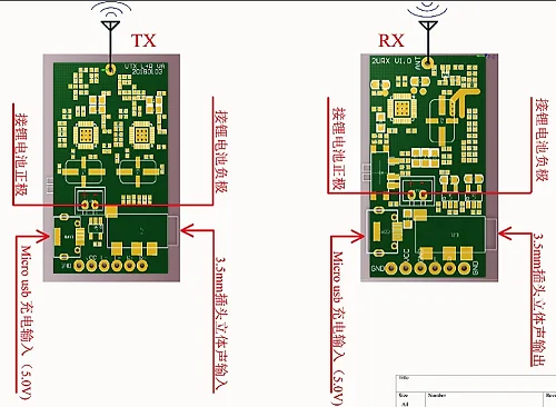 transceptor transmissor de áudio módulo de alto-falante