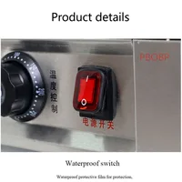 HBLD Commercial Electric Pancake Machine Desktop Frying Pan Frying Pancake Electric Baking Pan Fried Dumpling Machine 2