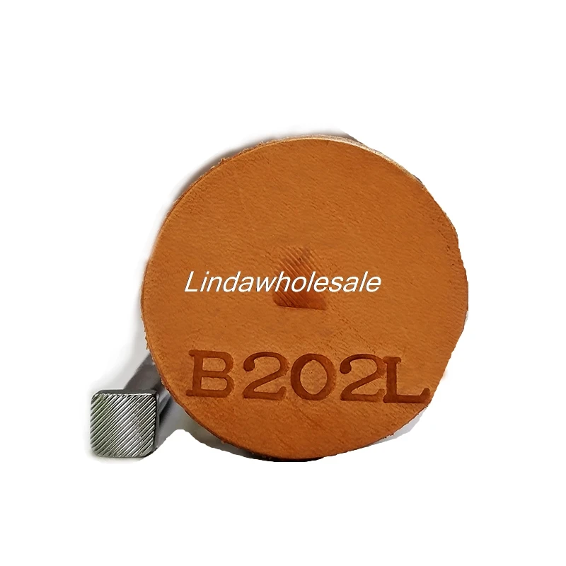 Кожа резьба печать симвоов инструмент Twill контур Обрезной B202R/B202L, кожаный инструмент - Цвет: B202L