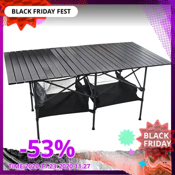 

Outdoor Folding Table Chair Camping Aluminium Alloy BBQ Picnic Table Waterproof Durable Folding Table