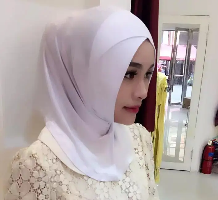 H9 10pcs cotton hijab cap underscarf muslim modal jersey hijab mixed colors