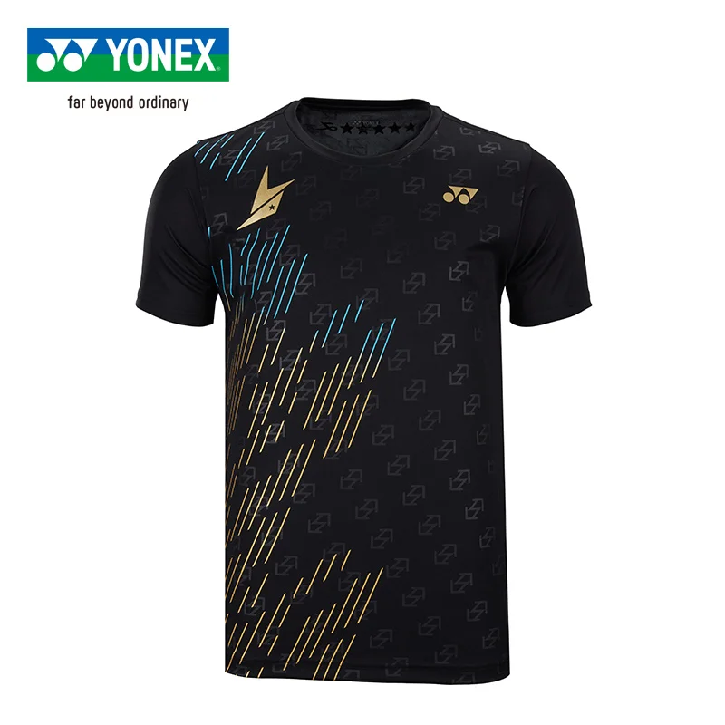 Подлинная Yonex бадминтон Джерси Lin Dan стиль спортивные футболки с коротким рукавом