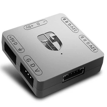 

RGB Convertor 5V to 12V RGB Transfer Hub SATA Interface net Installation for RGB 3PIN M/B ASUS Gigabyte and MSI