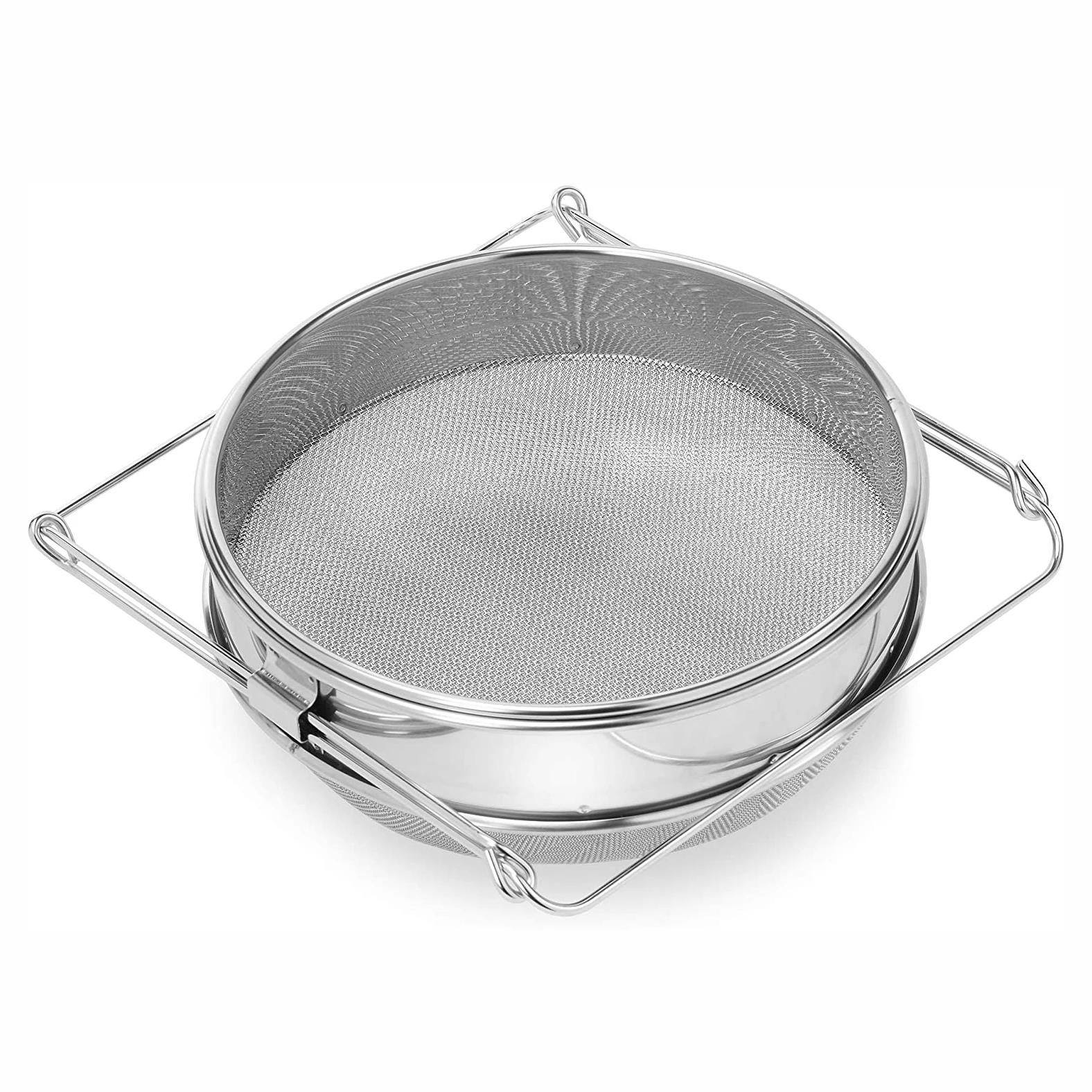 Filtro De Miel De Acero Inoxidable Con Filtro De Miel Doble Tamiz