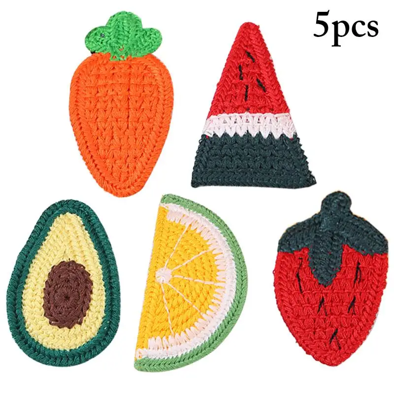 

5pcs Winter Fruit Slice Hair Accessories Girls Women Barrette Hair Clips Headwear Snap Hair Clip Candy Hairpins Hair Accessoies