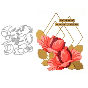 

Wonderful Flower Leaf Metal Cutting Dies Scrapbooking Album Paper DIY Cards Crafts Embossing Dies New 2020