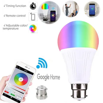 

Smart Remote Light Bulb/Smart WIFI Multi-Color Bulb For Alexa Google Home