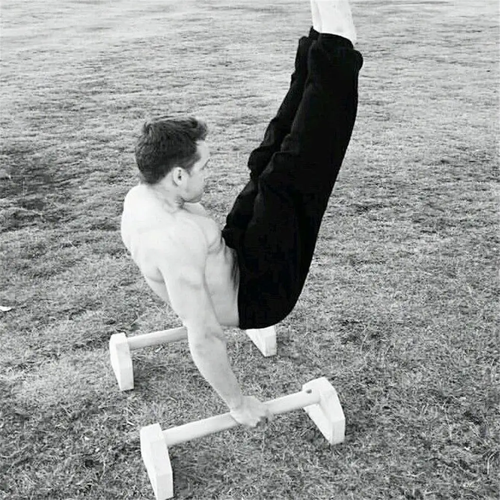Russian Style Stretch Stand Single Double Bars Calisthenics Handstand Bars Personalised Wooden Push-Ups Double Rod Push-up Frame