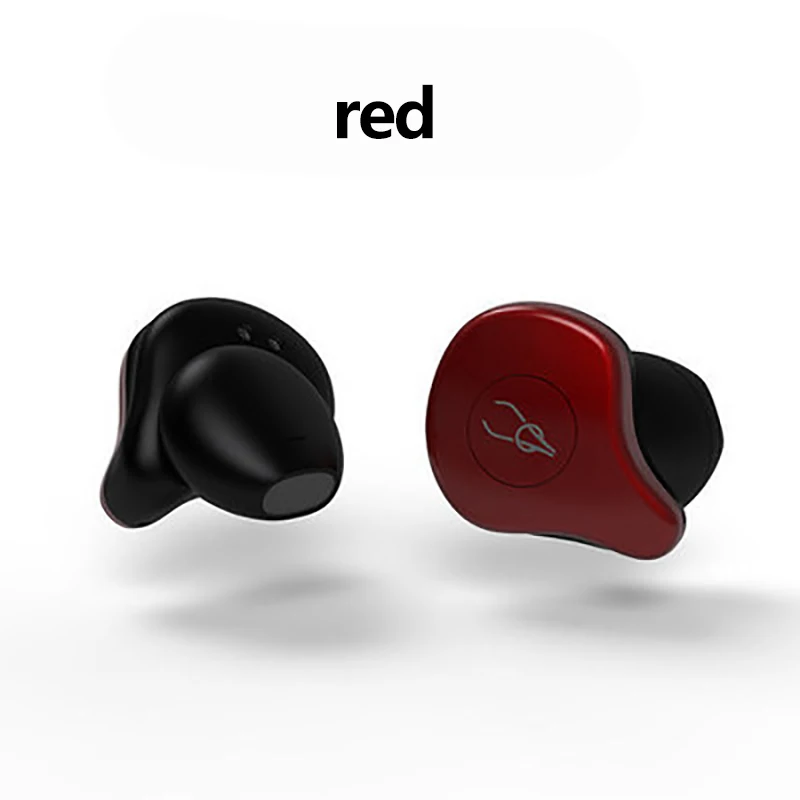 X12 беспроводные наушники Bluetooth 5,0 наушники TWS сенсорное управление с микрофоном Спортивная гарнитура шумоподавление водонепроницаемый - Цвет: X12 Red