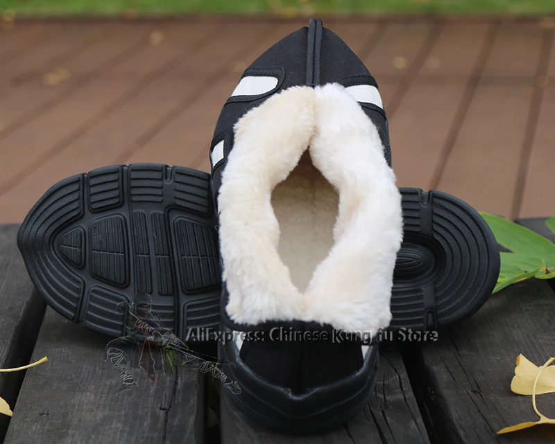 Winter Wudang Taoist Boots Shifang Kung fu Tai Chi Shoes Martial arts Sports Training Sneakers Takwondo Karate Shoes