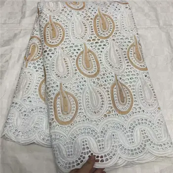 

2020 Latest Nigerian Swiss Lace High Quality Swiss Voile Lace In Switzerland Dry Cotton African Lace Fabric For Man Women