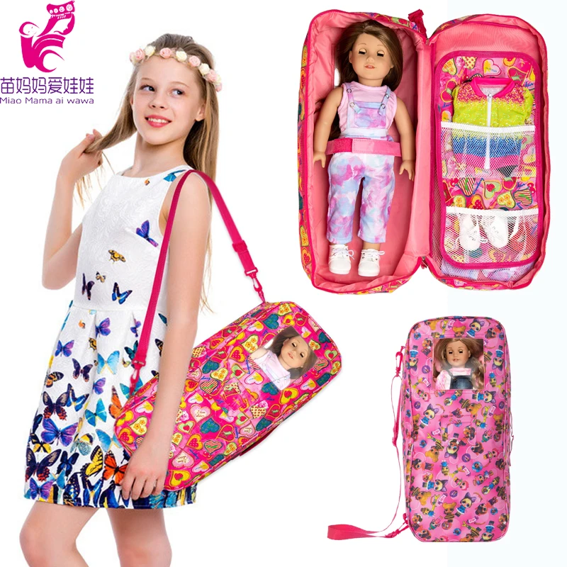 Doll Accessories 18 Inch Dolls Carring Protection Bag Baby Doll