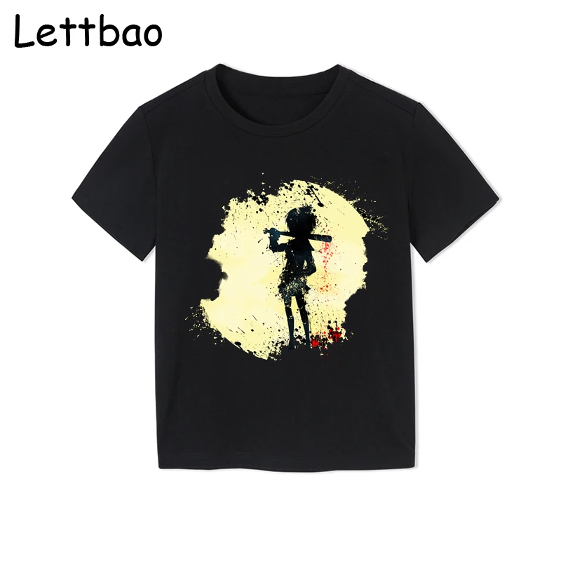 Детская футболка с рисунком для девочек, топы с короткими рукавами для мальчиков и девочек, детская Милая футболка